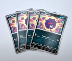 Koffing 109/165 Pokemon Card 2023 Scarlet & Violet 151 Playset x4 4x - Image 1