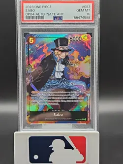 PSA 10 One Piece Kingdoms Of Intrigue Sabo Alternate Art OP04-083 Card Gem Mint - Image 1