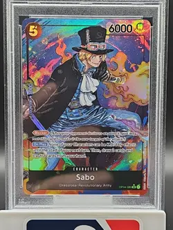 PSA 10 One Piece Kingdoms Of Intrigue Sabo Alternate Art OP04-083 Card Gem Mint - Image 2