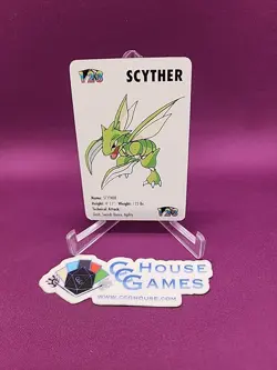 KFC Pokemon Scyther 123 Mini Card 1998 Applause Nintendo China Promo *CCGHouse* - Image 1
