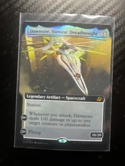 Dawnsire, Sunstar Dreadnought (Extended Art) - Foil NM MTG Edge of Eternities - Image 1