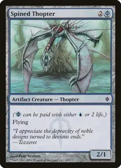 SPINED THOPTER X 4 E/X+ NEW PHYREXIA MAGIC THE GATHERING - Image 1