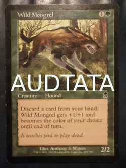 mtg magic wild mongrel odyssey ENGLISH FRENCH batard sauvage odyssee - Image 1