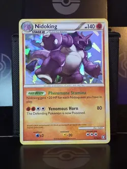 Nidoking - 6/102 - Pokemon Triumphant Cracked Ice Holo Promo NM - Image 1
