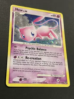 Mew Secret Wonders Holo Bleed Rare Pokemon Card 2007 15/132 - Image 2