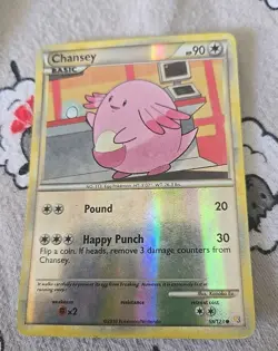 Pokemon TCG; Chansey - HeartGold & SoulSilver - Reverse Holo 58/123 - Image 1