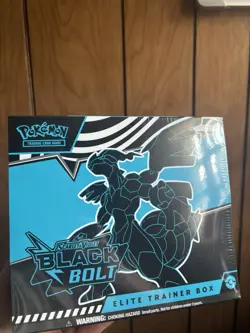 Pokemon Scarlet & Violet Black Bolt Elite Trainer Box (Factory Sealed) TCG - Image 1