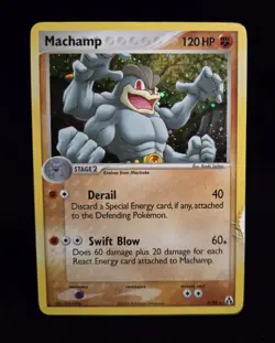 Pokemon TCG - MACHAMP - 9/92 - HOLO RARE - EX LEGEND MAKER (2006) - VINTAGE - MP - Image 1