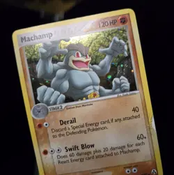 Pokemon TCG - MACHAMP - 9/92 - HOLO RARE - EX LEGEND MAKER (2006) - VINTAGE - MP - Image 2
