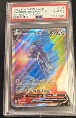 Pokemon Origin Forme Dialga V Astral Radiance Full Alt Art #177 PSA 10 Gem Mint - Image 1