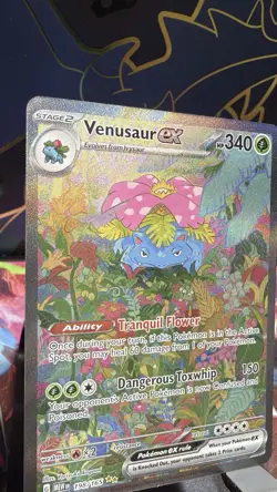 Pokemon SV 151: Venusaur EX - SIR 198/165 Near Mint Pack Fresh! Gradable - Image 5