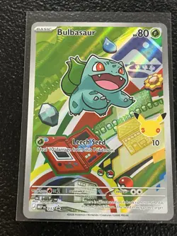 Kanto Starters First Partner Illustration Promos 30th Anniversary Pokemon NM TCG - Image 2