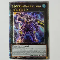D/D/D Wave High King Caesar (QCR) - RA04-EN290 - NM - Quarter Century Secret - Image 1