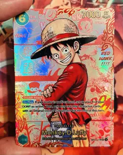 PROXY ENGLISH RED Manga - Monkey D Luffy OP13-118 - Image 1