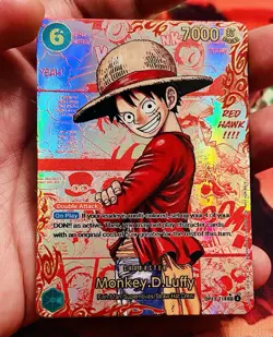 PROXY ENGLISH RED Manga - Monkey D Luffy OP13-118 - Image 4