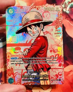 PROXY ENGLISH RED Manga - Monkey D Luffy OP13-118 - Image 5