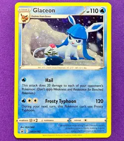 Glaceon SWSH192 | Sword & Shield Promo | Pokemon TCG Card Cosmos Holo | LP - Image 1