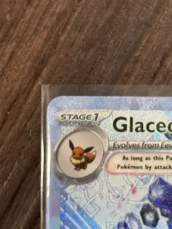 Pokemon TCG Glaceon EX Prismatic Evolutions Holo Card 150/131 SV - Image 2