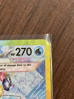 Pokemon TCG Glaceon EX Prismatic Evolutions Holo Card 150/131 SV - Image 3