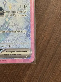 Pokemon TCG Glaceon EX Prismatic Evolutions Holo Card 150/131 SV - Image 4