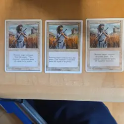 Swords to Plowshares x3 Instant Cards Magic: The Gathering English Regular - Image 1