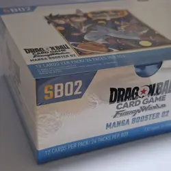 Dragon Ball Super Card Game SB-02 Fusion World Manga Booster Box SEALED English - Image 2