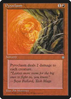 Pyroclasm 1x MtG Ice Age ICE SP/NM - Image 1