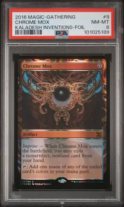 2016 MTG KALADESH INVENTIONS FOIL #9 CHROME MOX PSA 8 - Image 1