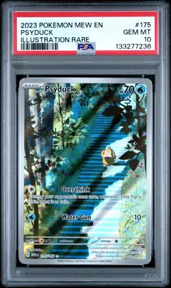 PSA 10 Psyduck #175 - Pokemon 151 Illustration - TCG GEM MINT - Image 1