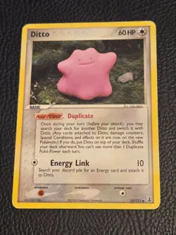 Pokemon TCG Ditto 35/113 Uncommon Delta Species MP English Yuka Morii Clay - Image 1