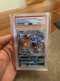 2017 Pokemon Gyrados GX Crimson Invasion 18/111 GEM MT PSA 10 - Image 1