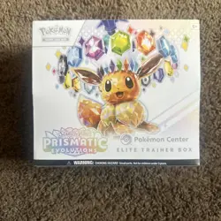 Pokemon TCG Prismatic Evolutions Pokemon Center Elite Trainer Box ETB Exclusive - Image 1