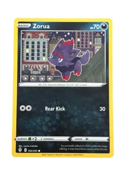 New: 2021 Pokemon TCG Zorua Evolving Skies 102 Regular Common - Image 1