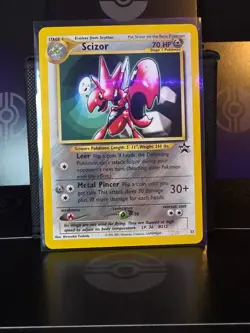 1999 Pokemon Wizards Black Star Promos Scizor #33 - Image 1