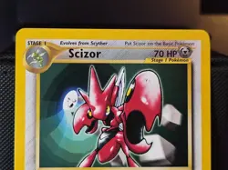 1999 Pokemon Wizards Black Star Promos Scizor #33 - Image 3