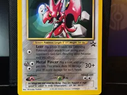 1999 Pokemon Wizards Black Star Promos Scizor #33 - Image 5