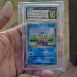 The Pokemon Company Squirtle Holo CGC Pristine 10 001/032 Classic Japanese - Image 1