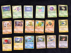 Vintage Lot Of 18 Pokemon EX Team Rocket Returns Common Cards NM - Image 1