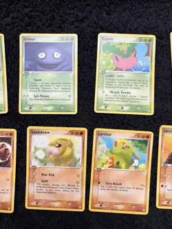 Vintage Lot Of 18 Pokemon EX Team Rocket Returns Common Cards NM - Image 2