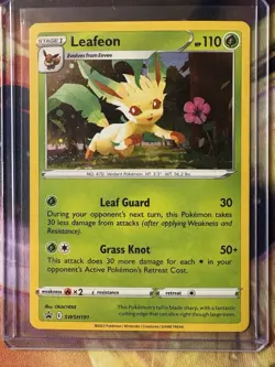 Leafeon - SWSH191 - Pokemon Sword & Shield Promo Ultra Rare Holo Card NM - Image 1