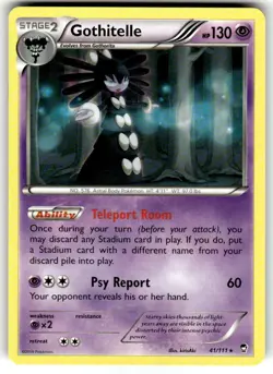 Gothitelle 41/111 XY Furious Fists Regular Pokemon Card TCG - Image 1