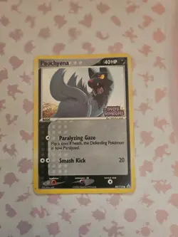 Pokemon Poochyena Holon Phantoms Reverse Holo Common Card 80/110 Stamped MP - Image 1