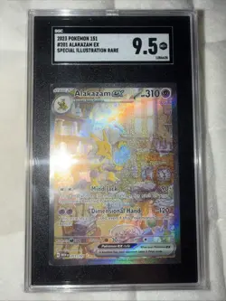 Pokemon TCG Alakazam EX 201/165 Scarlet & Violet 151 Card - Image 1