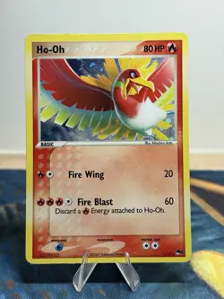 Ho-Oh 1/17 Promo POP Series 5 Holo Rare Vintage Ex Era Pokemon Card MP - Image 1