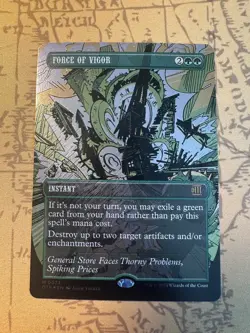 Force of Vigor (Textured Foil) 73 Outlaws of Thunder Junction: Breaking News NM - Image 1