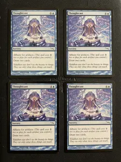 MTG Mirrodin Thoughtcast (NON FOIL) x4 - Image 1