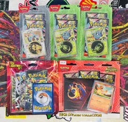 Pokemon Ascended Heroes Tech Sticker + TGC Lighting Set Lot X13 Packs NEW SEALED - Image 1
