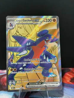 Pokemon - Cynthia’s Garchomp ex - SVP204 - Black Star Promo - Full Art Card - Image 1