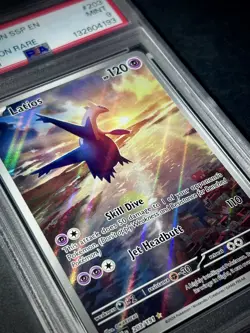 Latias 203/191 PSA 9 | Secret Rare - Pokemon Sv08: Surging Sparks Mint Slab - Image 2