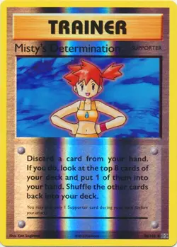 Misty's Determination 80/108 Reverse Holo XY Evolutions Pokemon Card NM - Image 1